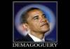 Obamas Demagoguery