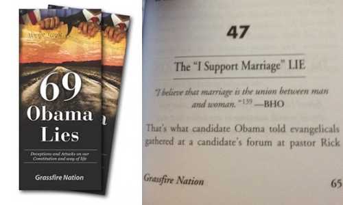 69 Obama Lies: #47 The I Support Marriage LIE 
